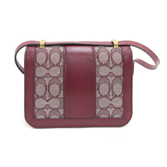 Coach Ally Shoulder Bag Red Black Cherry Crossbody - Picture 1 of 7
